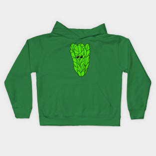 Funny Food Romaine Lettuce Kids Hoodie